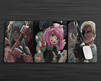 Anime Town Creations Mouse Pad Spy x Family Forger Artistic Gaming Mouse Pad Accessories - Anime Spy x Family Gaming Mouse Pad