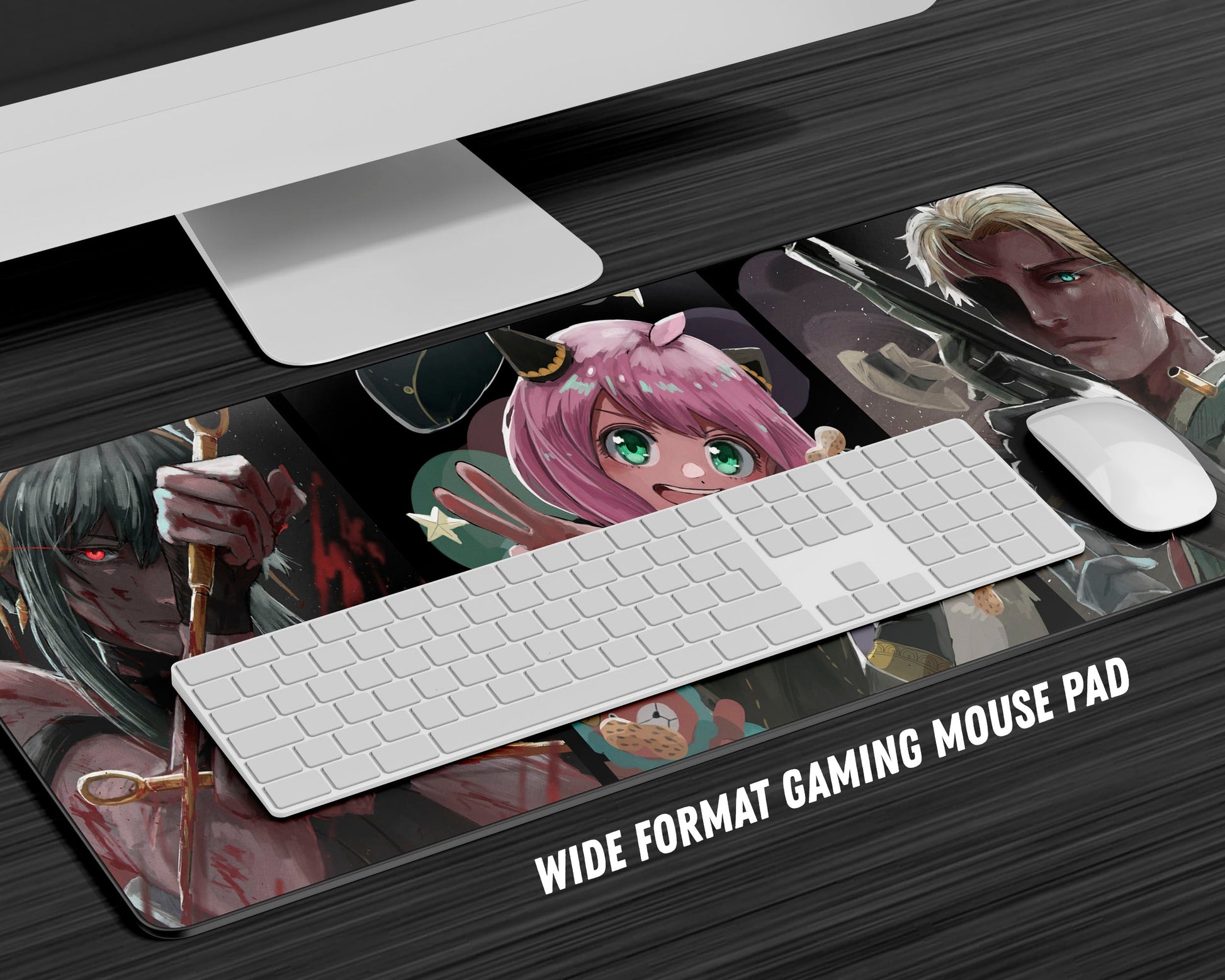 Anime Town Creations Mouse Pad Spy x Family Forger Artistic Gaming Mouse Pad Accessories - Anime Spy x Family Gaming Mouse Pad