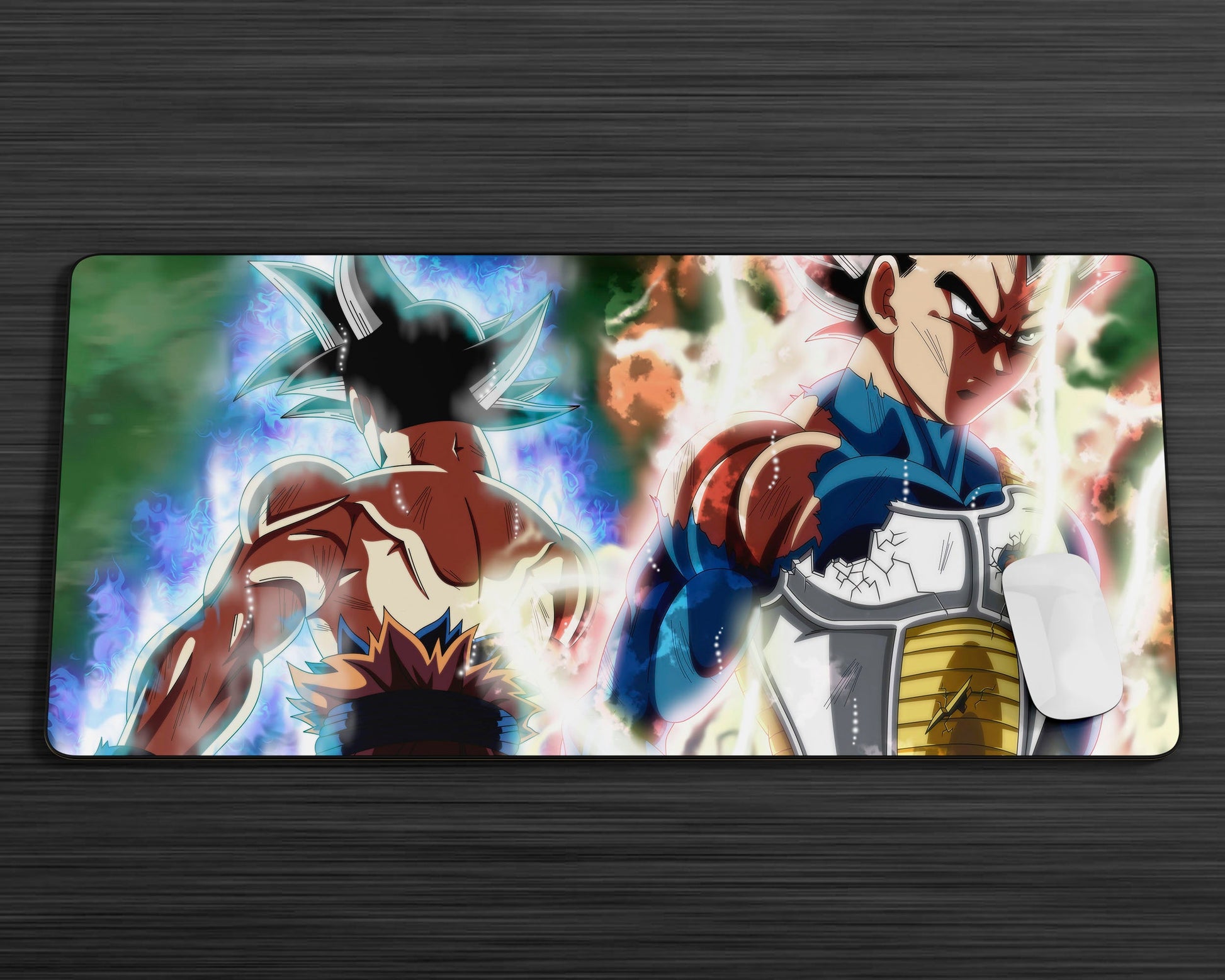 Anime Town Creations Mouse Pad Dragon Ball Goku Vegeta Power Surge Gaming Mouse Pad Accessories - Anime Fairy Tail Gaming Mouse Pad