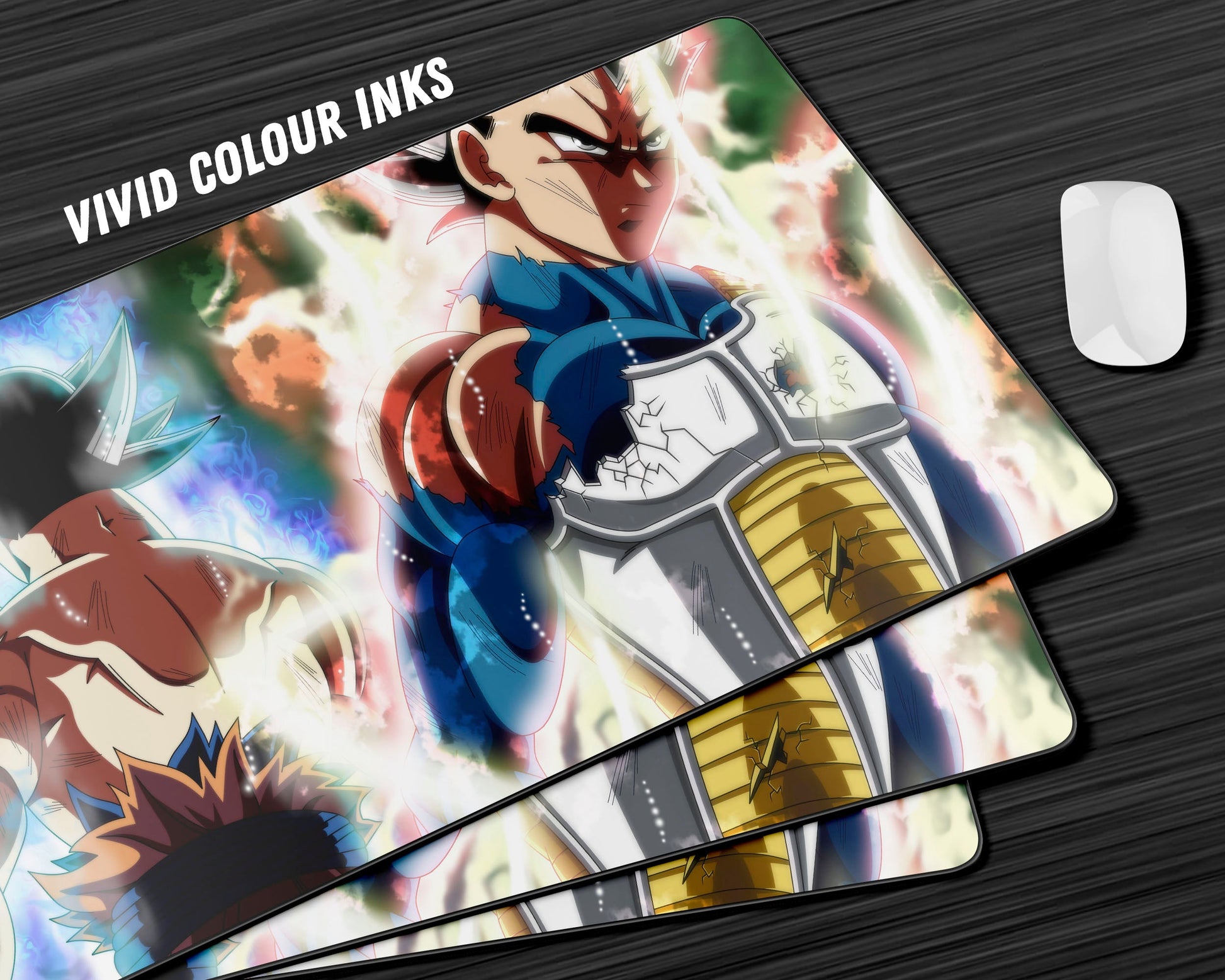 Anime Town Creations Mouse Pad Dragon Ball Goku Vegeta Power Surge Gaming Mouse Pad Accessories - Anime Fairy Tail Gaming Mouse Pad