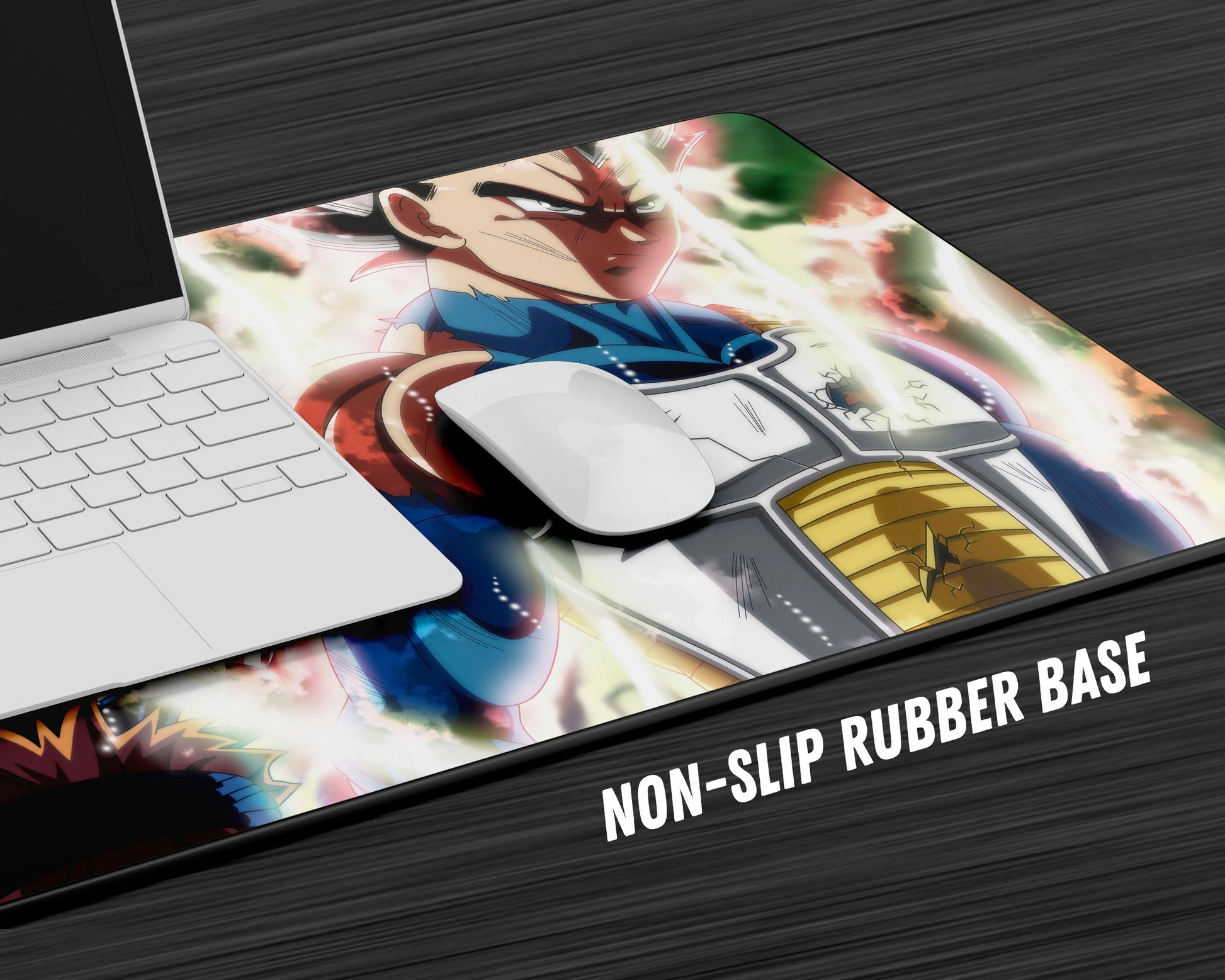 Anime Town Creations Mouse Pad Dragon Ball Goku Vegeta Power Surge Gaming Mouse Pad Accessories - Anime Fairy Tail Gaming Mouse Pad