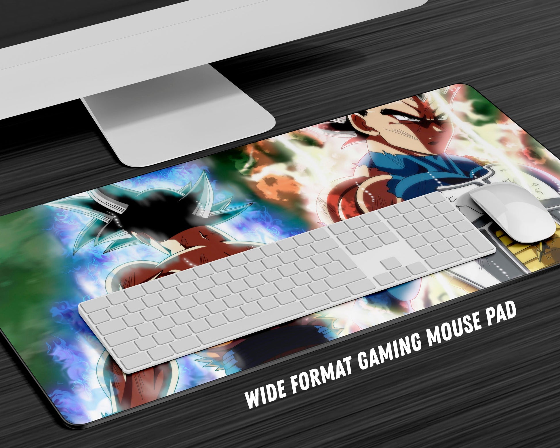 Anime Town Creations Mouse Pad Dragon Ball Goku Vegeta Power Surge Gaming Mouse Pad Accessories - Anime Fairy Tail Gaming Mouse Pad