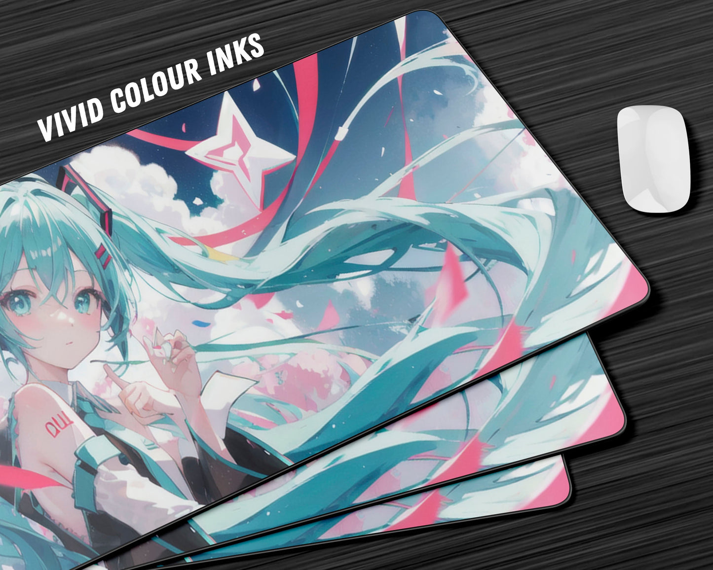 Anime Town Creations Mouse Pad Hatsune Miku Gaming Mouse Pad Accessories - Anime Hatsune Miku Gaming Mouse Pad