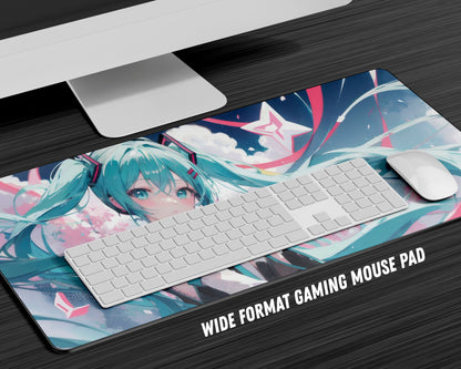Anime Town Creations Mouse Pad Hatsune Miku Gaming Mouse Pad Accessories - Anime Hatsune Miku Gaming Mouse Pad