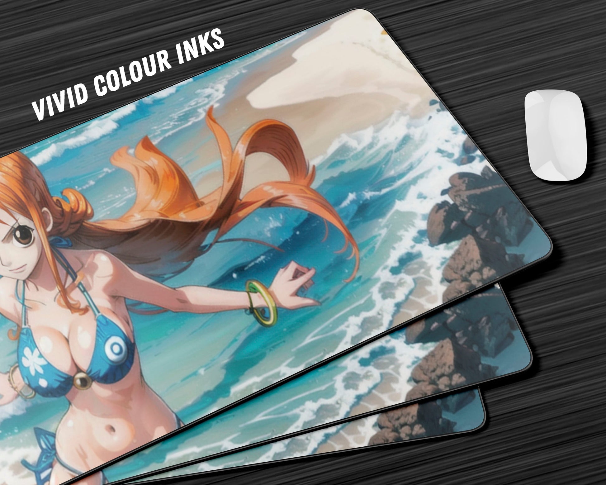 Anime Town Creations Mouse Pad One Piece Nami Beachside Gaming Mouse Pad Accessories - Anime One Piece Gaming Mouse Pad