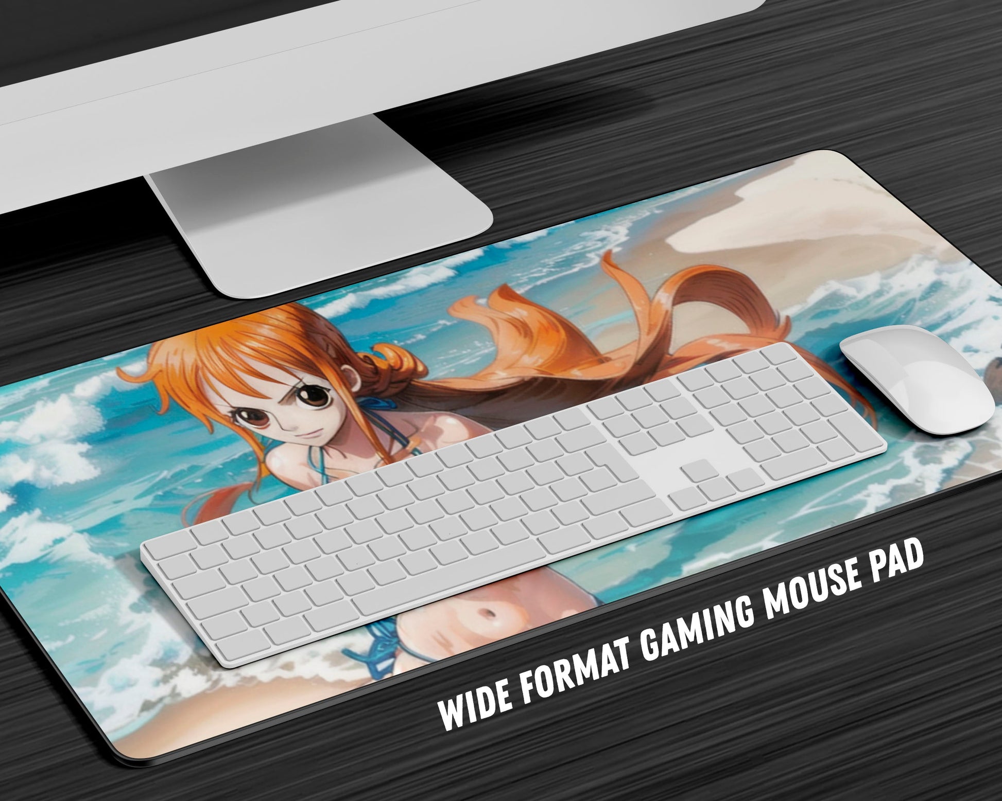 Anime Town Creations Mouse Pad One Piece Nami Beachside Gaming Mouse Pad Accessories - Anime One Piece Gaming Mouse Pad