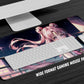 Anime Town Creations Mouse Pad Sailor Moon Girl Pastel Gaming Mouse Pad Accessories - Anime Sailor Moon Gaming Mouse Pad