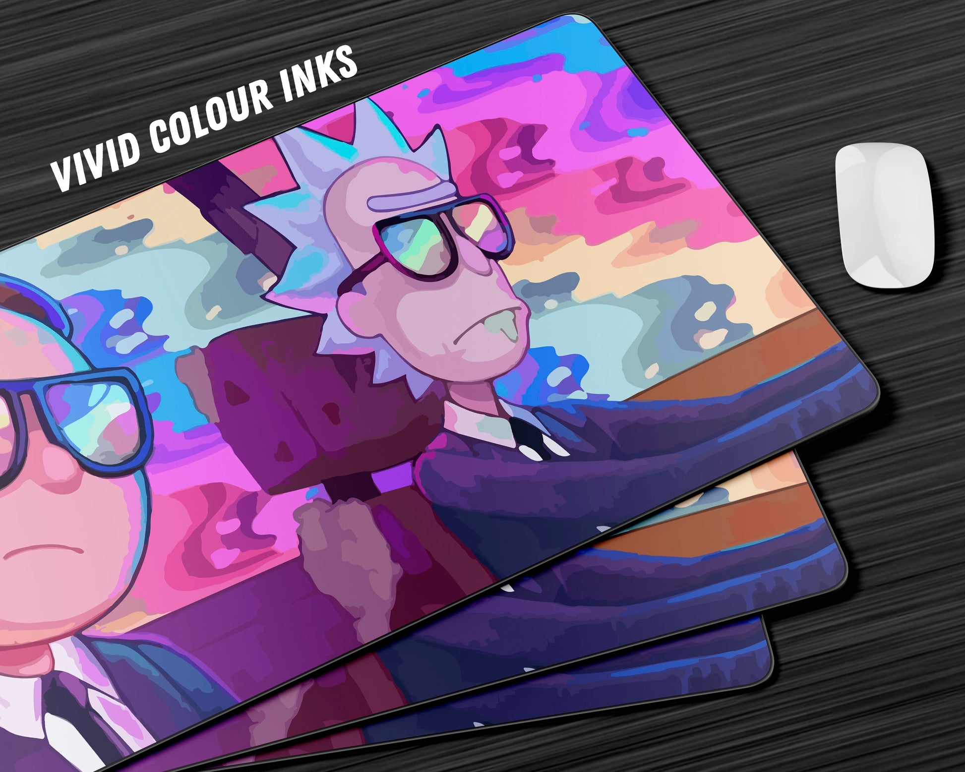 Anime Town Creations Mouse Pad Agents Rick and Morty Gaming Mouse Pad Accessories - Anime Rick and Morty Gaming Mouse Pad