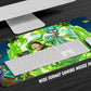 Anime Town Creations Mouse Pad Rick and Morty Portal Time Gaming Mouse Pad Accessories - Anime Rick and Morty Gaming Mouse Pad