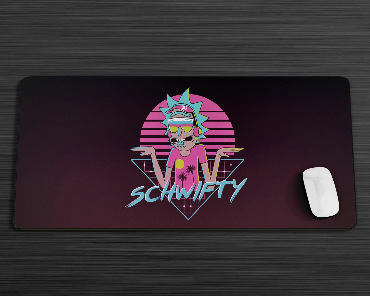 Anime Town Creations Mouse Pad Rick and Morty Schwifty Gaming Mouse Pad Accessories - Anime Rick and Morty Gaming Mouse Pad