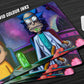 Anime Town Creations Mouse Pad Rick and Morty Spaceship Gaming Mouse Pad Accessories - Anime Rick and Morty Gaming Mouse Pad