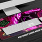 Anime Town Creations Mouse Pad Rick and Morty Space Travel Purple Gaming Mouse Pad Accessories - Anime Rick and Morty Gaming Mouse Pad