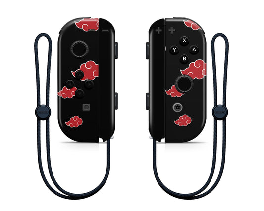 Anime Town Creations Nintendo Switch Joycons Naruto AkatsukiSkins - Anime Naruto Skin