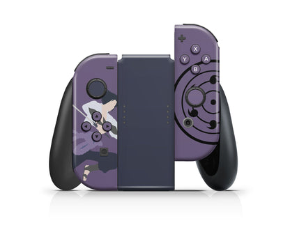 Sasuke Purple Nintendo Switch Joycons Skin