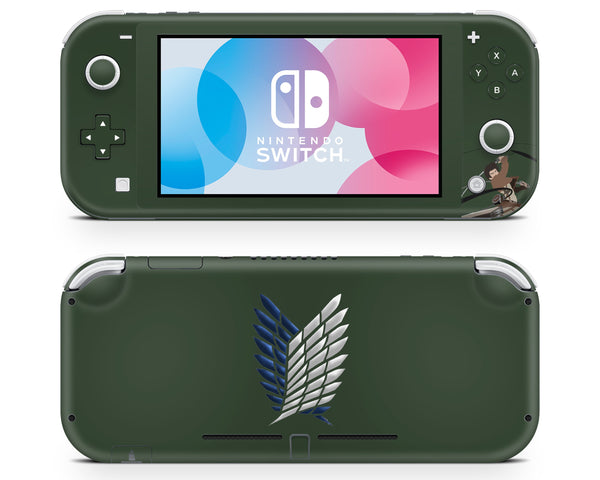 Attack On Titan Survey Corps Green Minimalistic Nintendo Switch