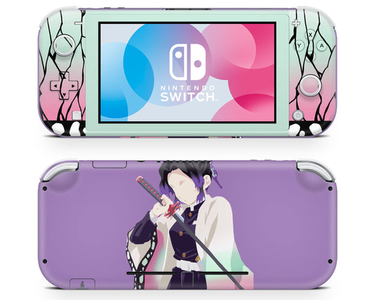 Nintendo Nintendo Switch Lite Demon Slayer Shinobu Minimalist Vinyl only Skins - Anime Demon Slayer Skin
