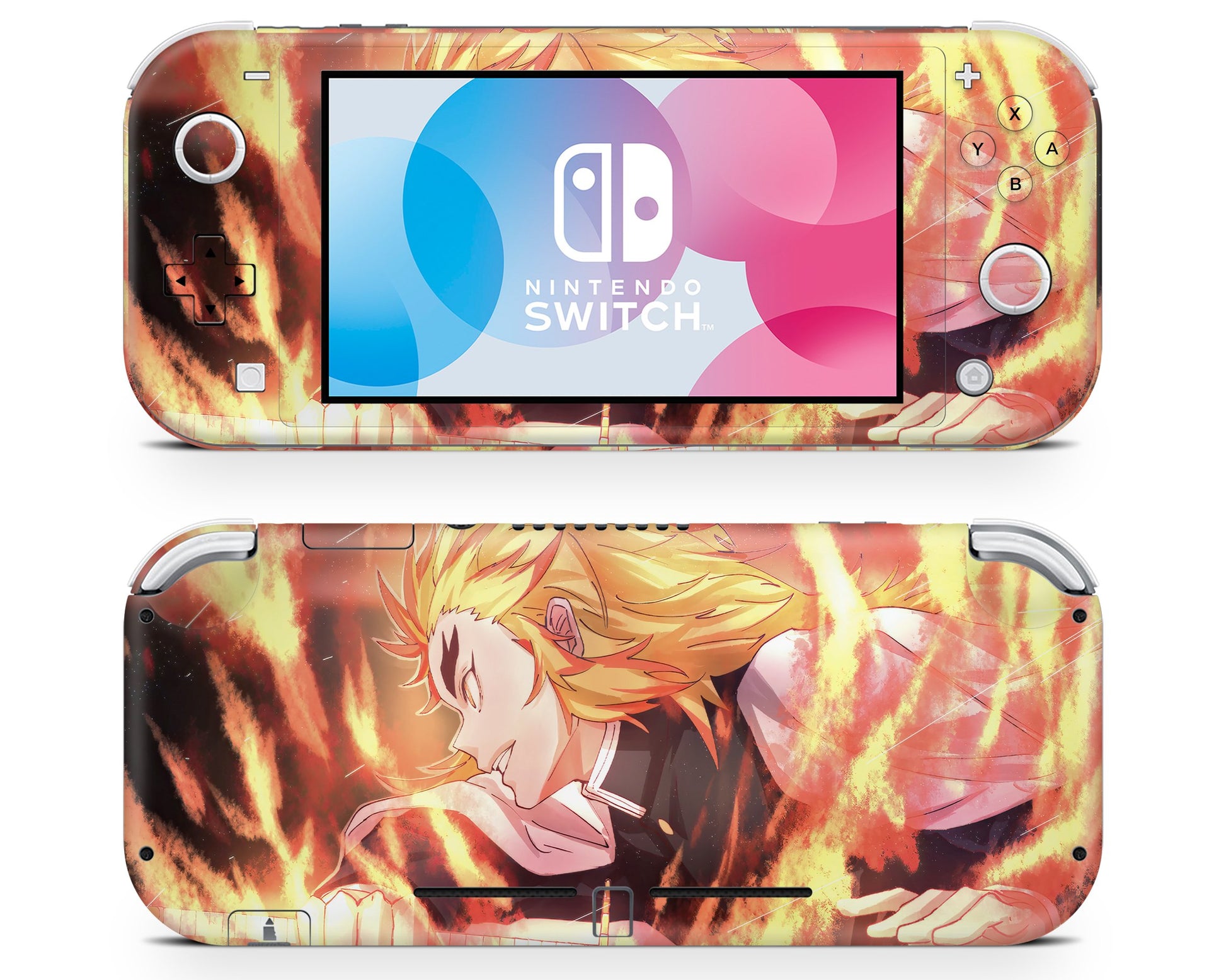 Nintendo Nintendo Switch Lite Demon Slayer Kyojuro Rengoku Vinyl only Skins - Anime Demon Slayer Skin