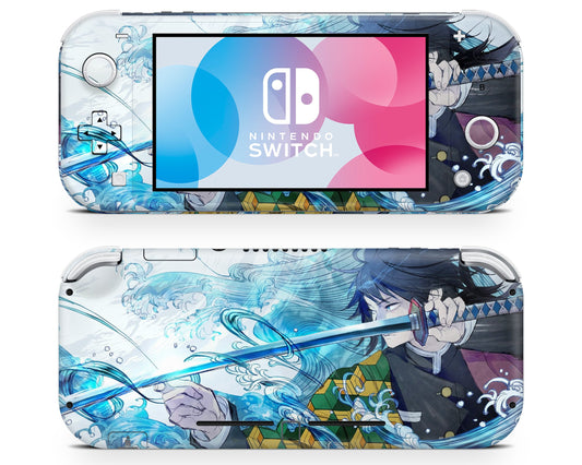 Nintendo Nintendo Switch Lite Demon Slayer Giyu Tomioka Vinyl only Skins - Anime Demon Slayer Skin