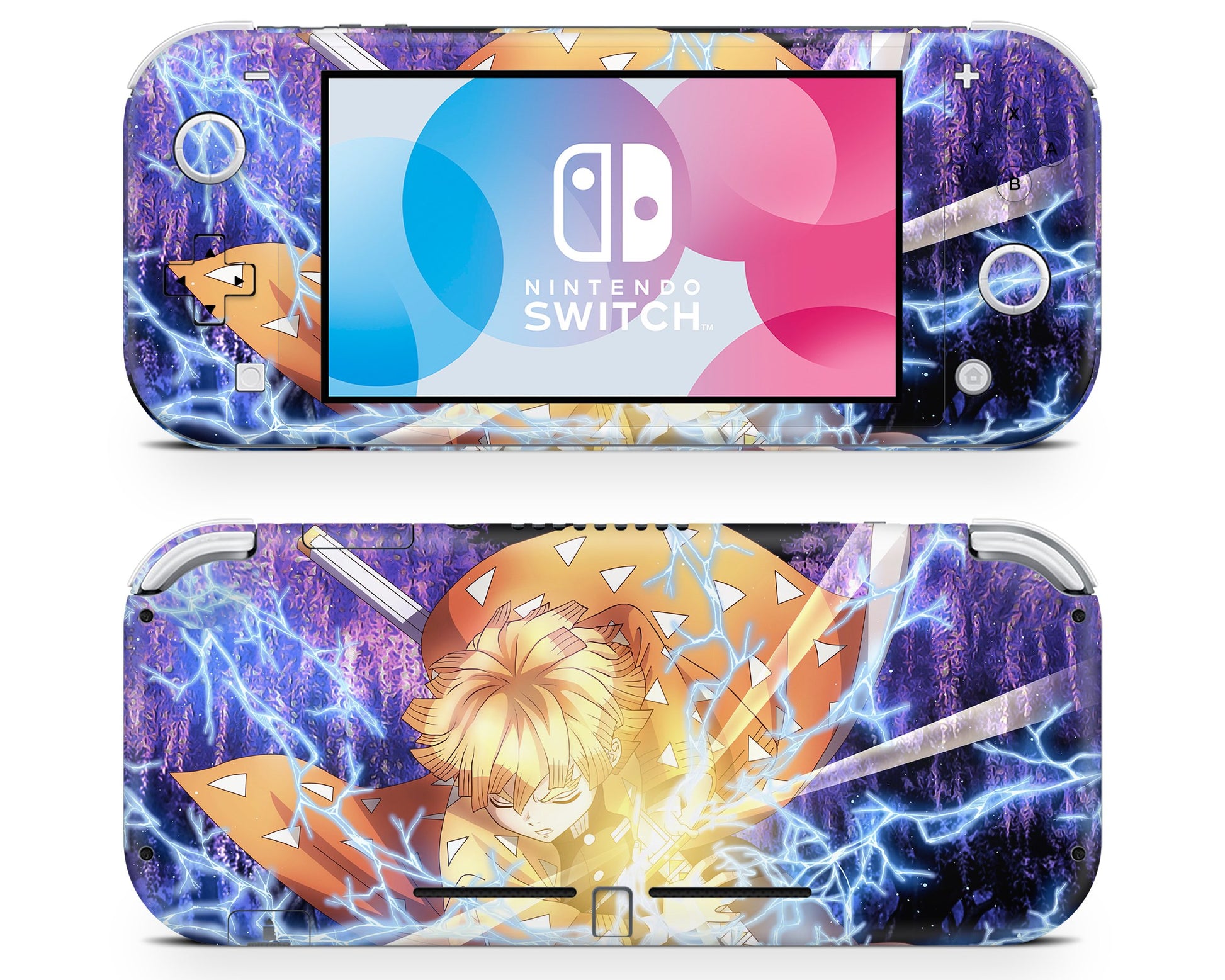 Nintendo Nintendo Switch Lite Demon Slayer Zenitsu Agatsuma Vinyl only Skins - Anime Demon Slayer Skin