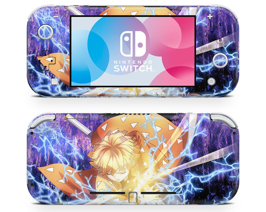 Nintendo Nintendo Switch Lite Demon Slayer Zenitsu Agatsuma Vinyl only Skins - Anime Demon Slayer Skin