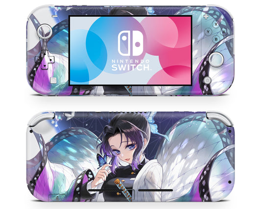 Nintendo Nintendo Switch Lite Demon Slayer Shinobu Art Style Vinyl only Skins - Anime Demon Slayer Skin