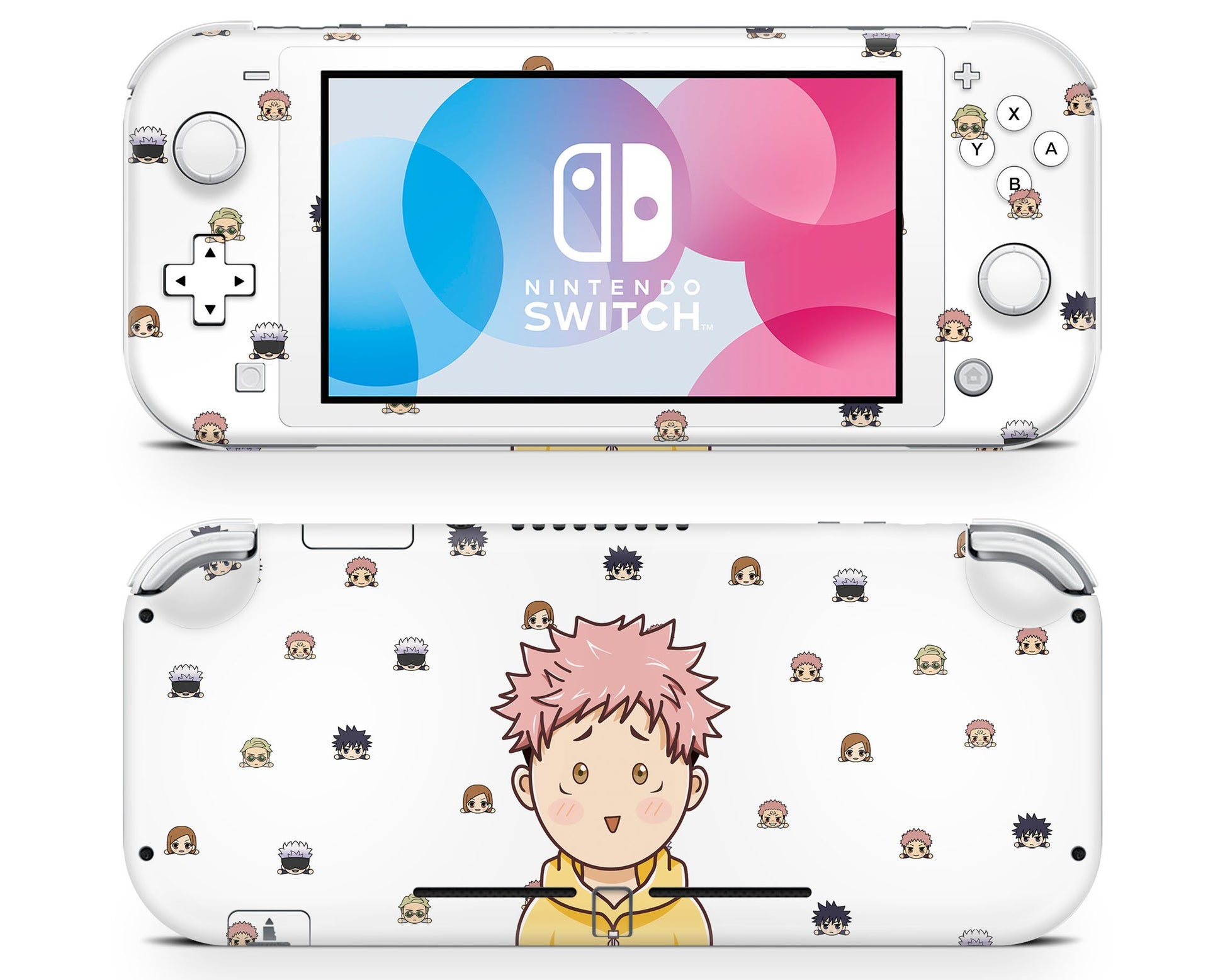 Anime Town Creations Nintendo Switch Lite Jujutsu Kaisen Chibi Yuji Itadori Vinyl only Skins - Anime Jujutsu Kaisen Skin