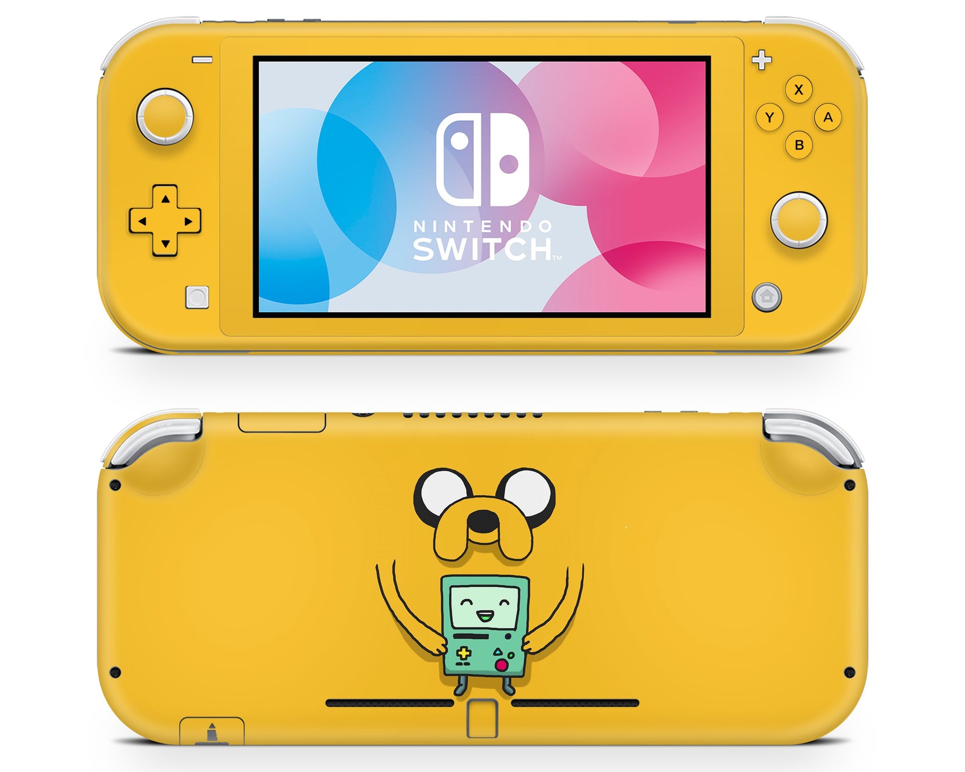 Anime Town Creations Nintendo Switch Lite Adventure Time Jake and Beemo Vinyl only Skins - Anime Adventure Time Skin