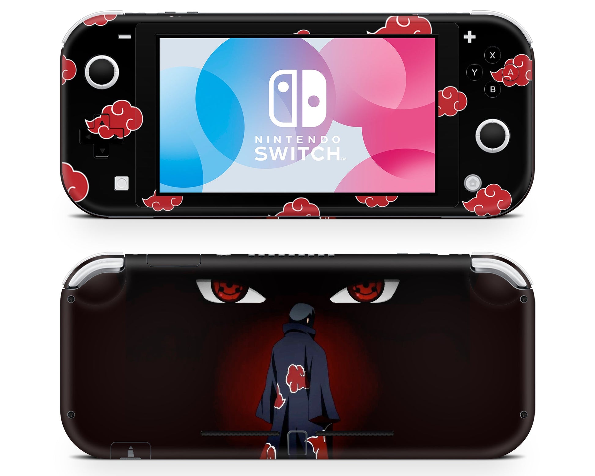 Anime Town Creations Nintendo Switch Lite Tsukuyomi Genjutsu Vinyl only Skins - Anime Ninja Switch Lite Skin