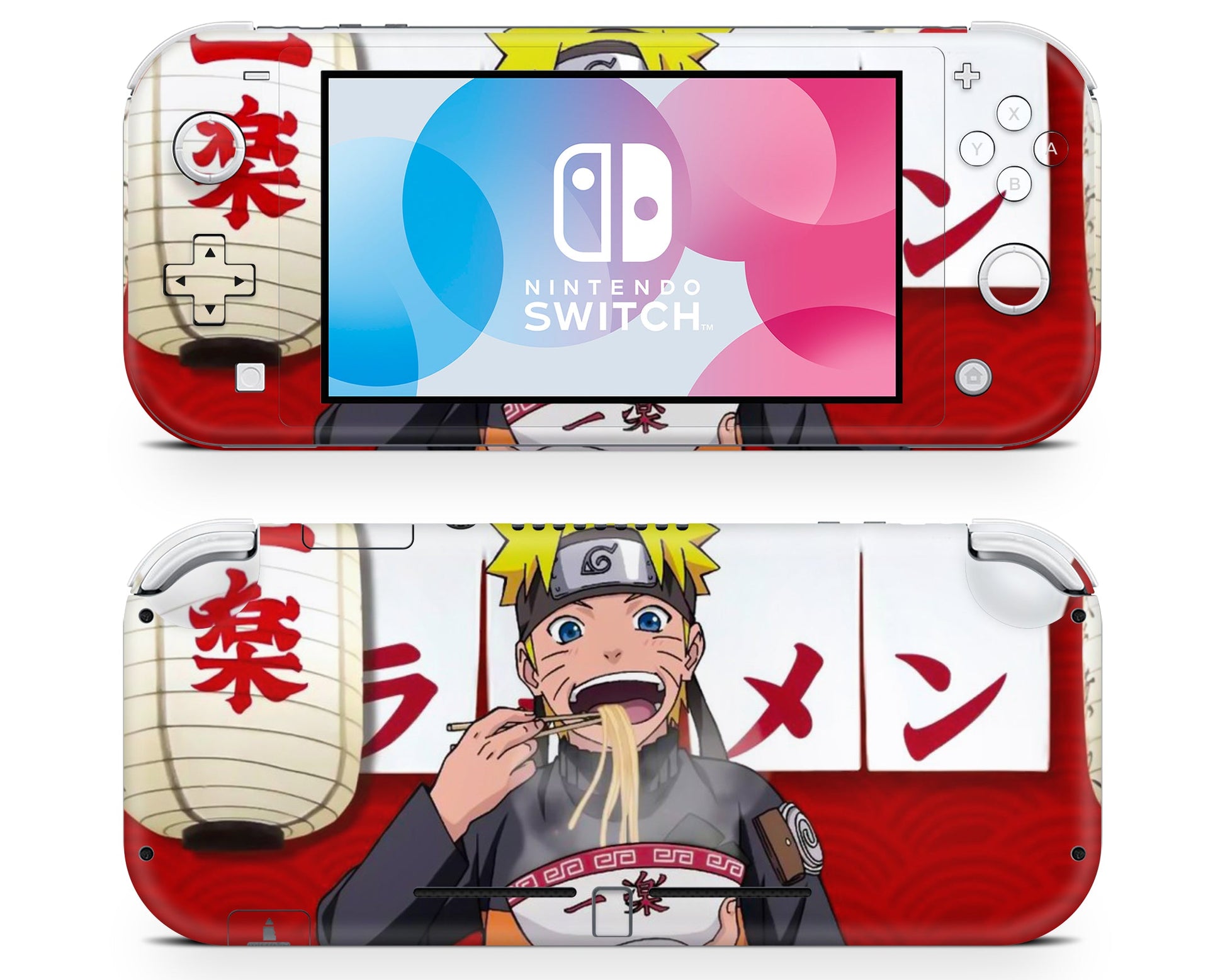 Anime Town Creations Nintendo Switch Lite Naruto Ichiraku Ramen Vinyl only Skins - Anime Naruto Switch Lite Skin