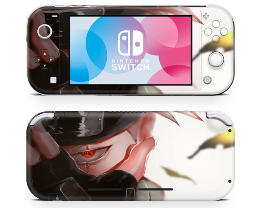 Anime Town Creations Nintendo Switch Lite Kakashi Sharingan Vinyl only Skins - Anime Naruto Switch Lite Skin