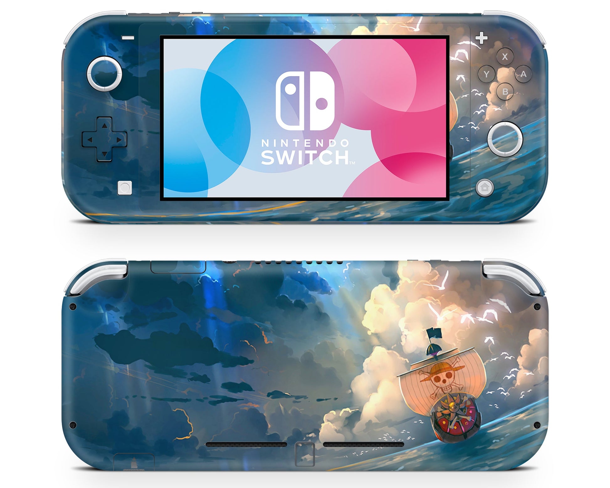 Anime Town Creations Nintendo Switch Lite One Piece A Thousand Sunny Vinyl only Skins - Anime One Piece Switch Lite Skin