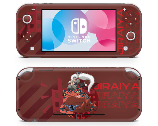 Anime Town Creations Nintendo Switch Lite Naruto Jiraiya Vinyl only Skins - Anime Naruto Switch Lite Skin