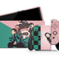 Anime Town Creations Nintendo Switch OLED Demon Slayer Tanjiro & Nezuko Vinyl +Tempered Glass Skins - Anime Demon Slayer Switch OLED Skin