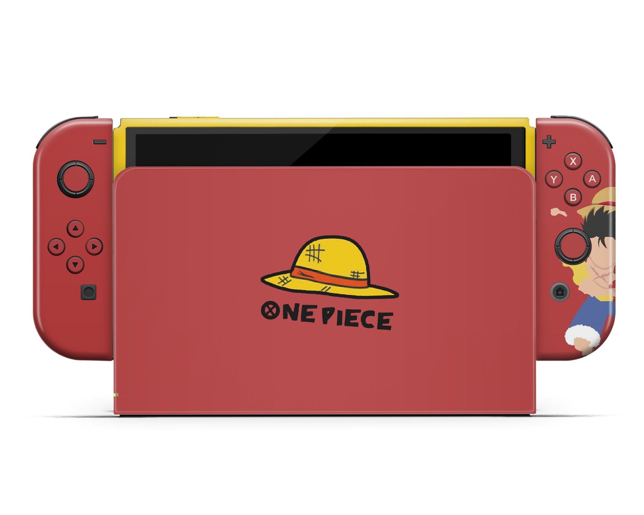 Luffy Nintendo Luffy One Piece Nintendo Switch OLED Switch OLED Skin – Anime Town ...