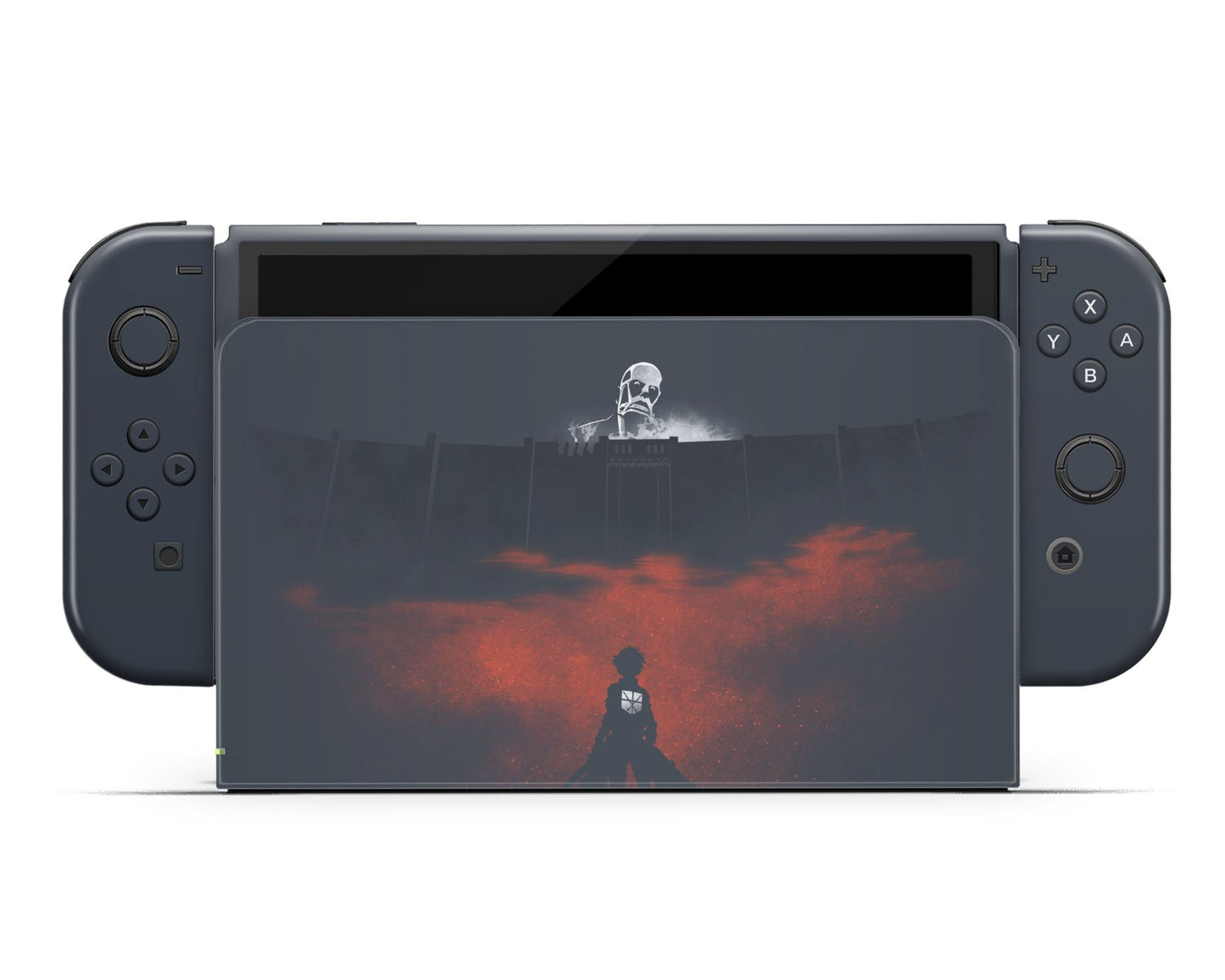Attack on Titan Wall Switch OLED Skin