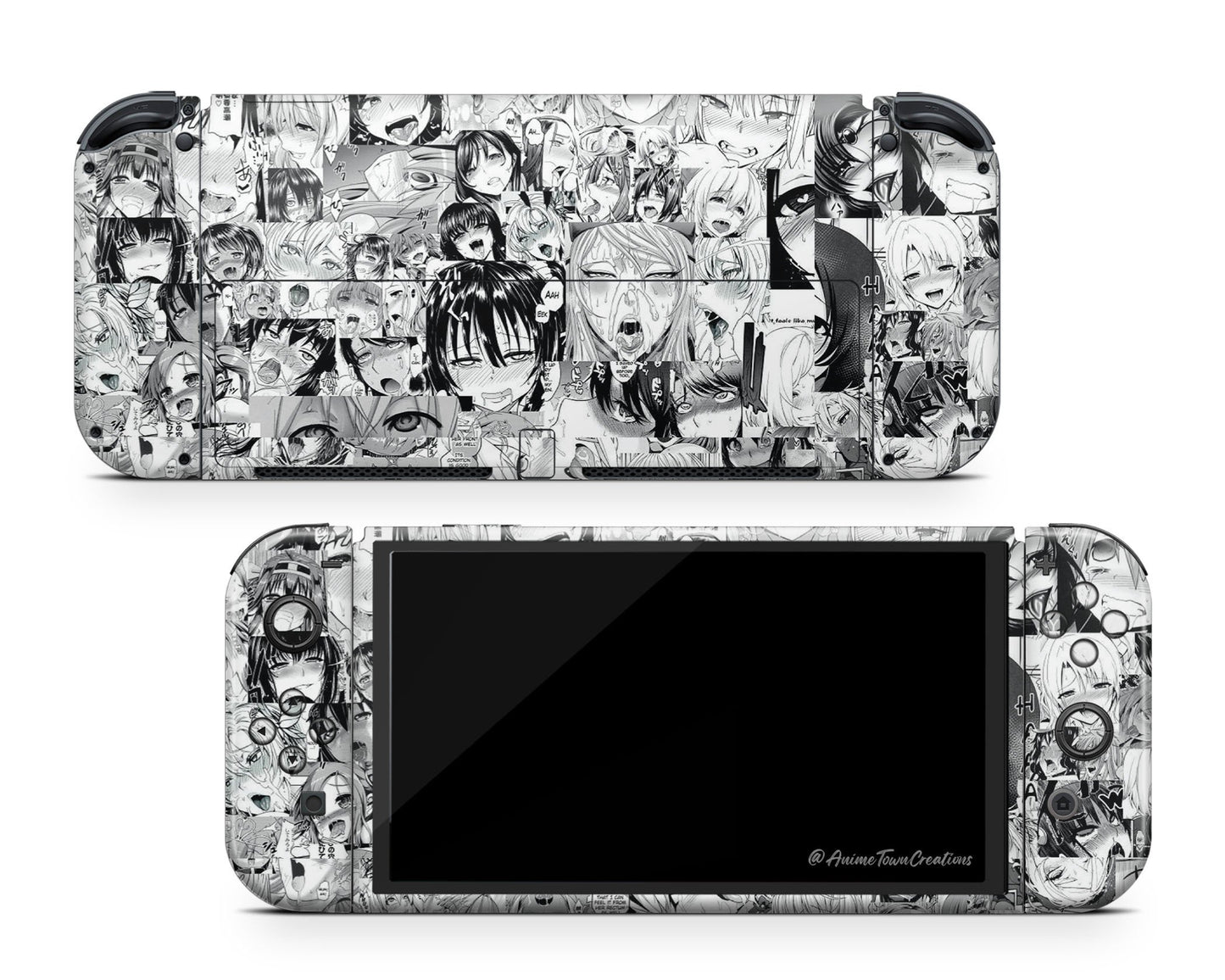 Ahegao Manga Switch OLED Skin