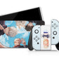 Anime Town Creations Nintendo Switch OLED Jujutsu Kaisen Sky Blue Vinyl +Tempered Glass Skins - Anime Jujutsu Kaisen Switch OLED Skin