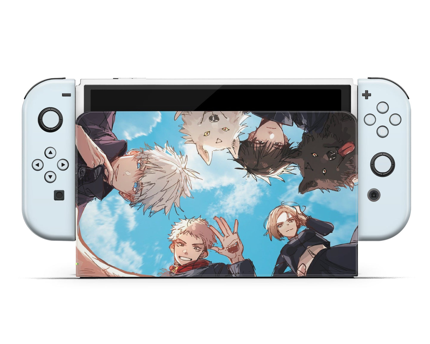 Jujutsu Kaisen Sky Blue Switch OLED Skin