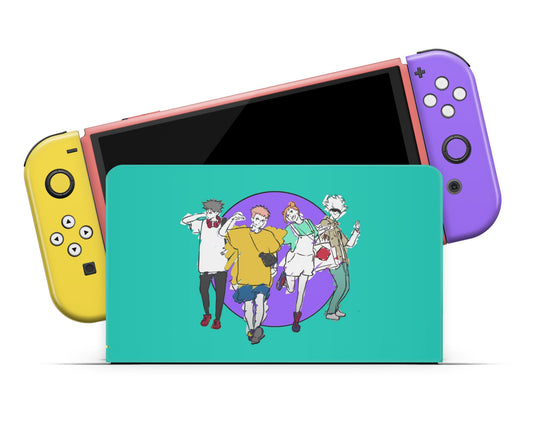 Anime Town Creations Nintendo Switch OLED Jujutsu Kaisen Lost in Paradise Squad Vinyl only Skins - Anime Jujutsu Kaisen Switch OLED Skin