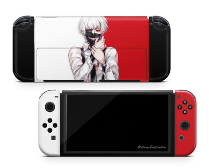 Tokyo Ghoul Ken Kaneki Red Switch OLED Skin