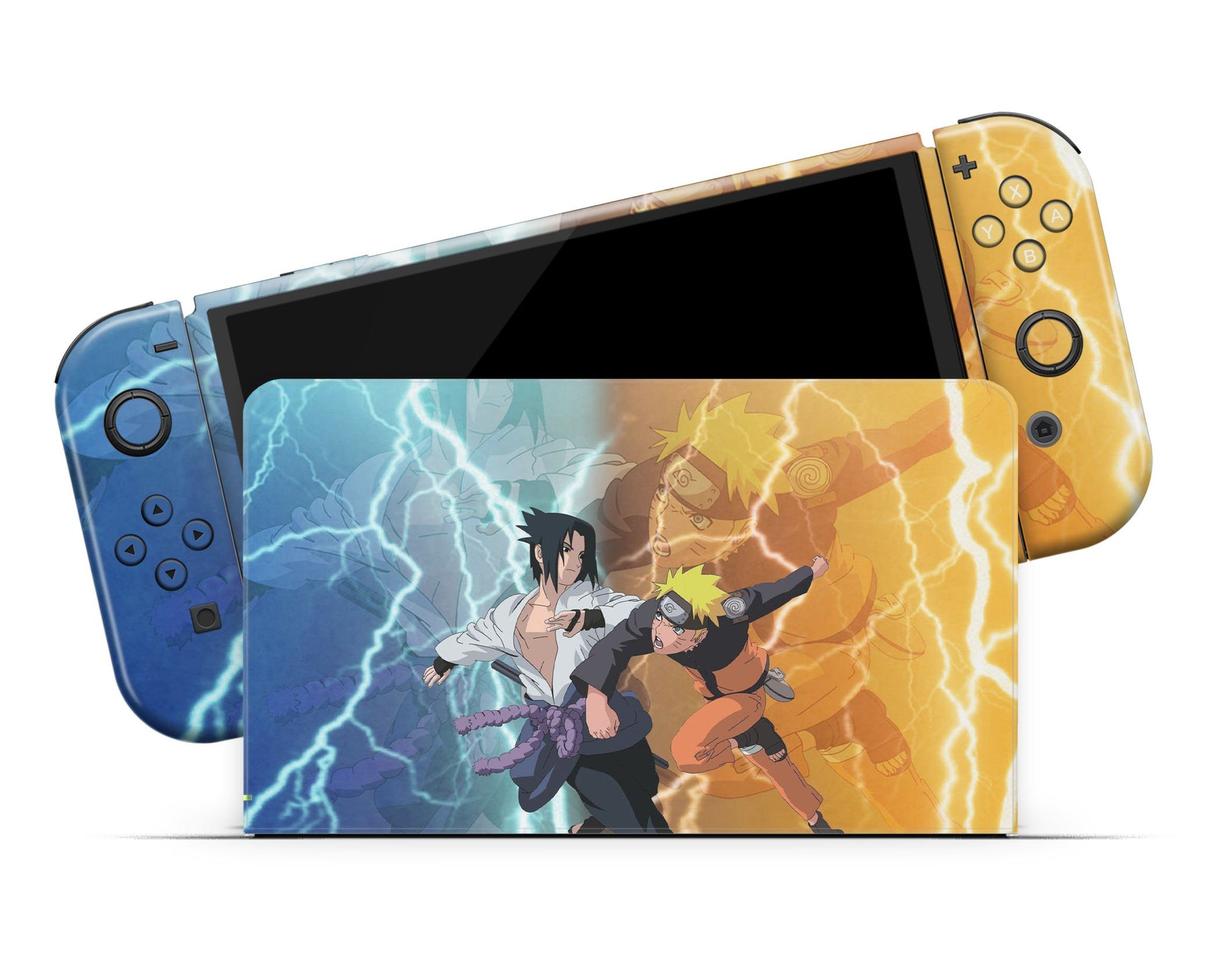 Naruto vs. Sasuke Nintendo Switch OLED Switch OLED Skin – Anime