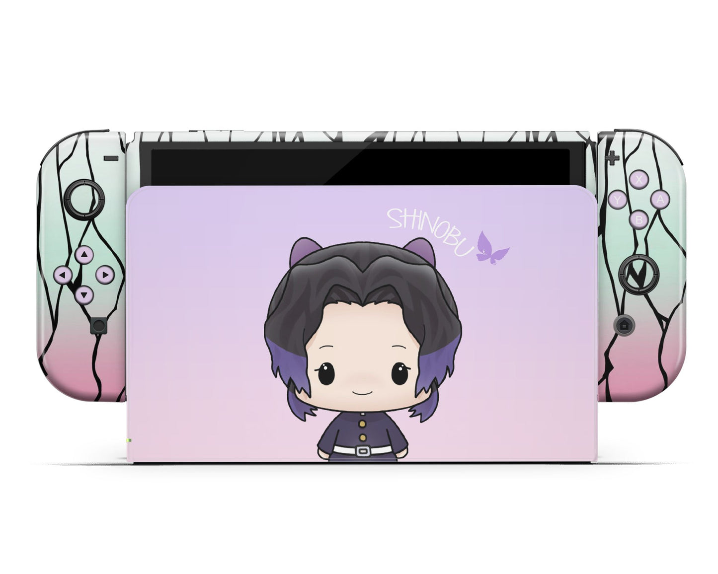 Demon Slayer Chibi Shinobu Switch OLED Skin