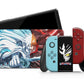 Anime Town Creations Nintendo Switch OLED Bleach Ichigo vs Zangetsu Vinyl +Tempered Glass Skins - Anime Bleach Switch OLED Skin