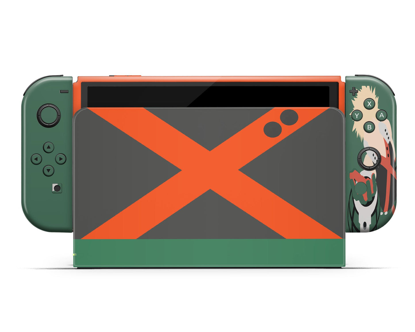 Katsuki Bakugo Minimalist Switch OLED Skin
