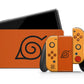Anime Town Creations Nintendo Switch OLED Naruto Minimalist Orange Vinyl +Tempered Glass Skins - Anime Naruto Switch OLED Skin