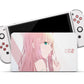Anime Town Creations Nintendo Switch OLED Darling in the Franxx Zero Two Kawaii Vinyl only Skins - Anime Darling in the Franxx Switch OLED Skin