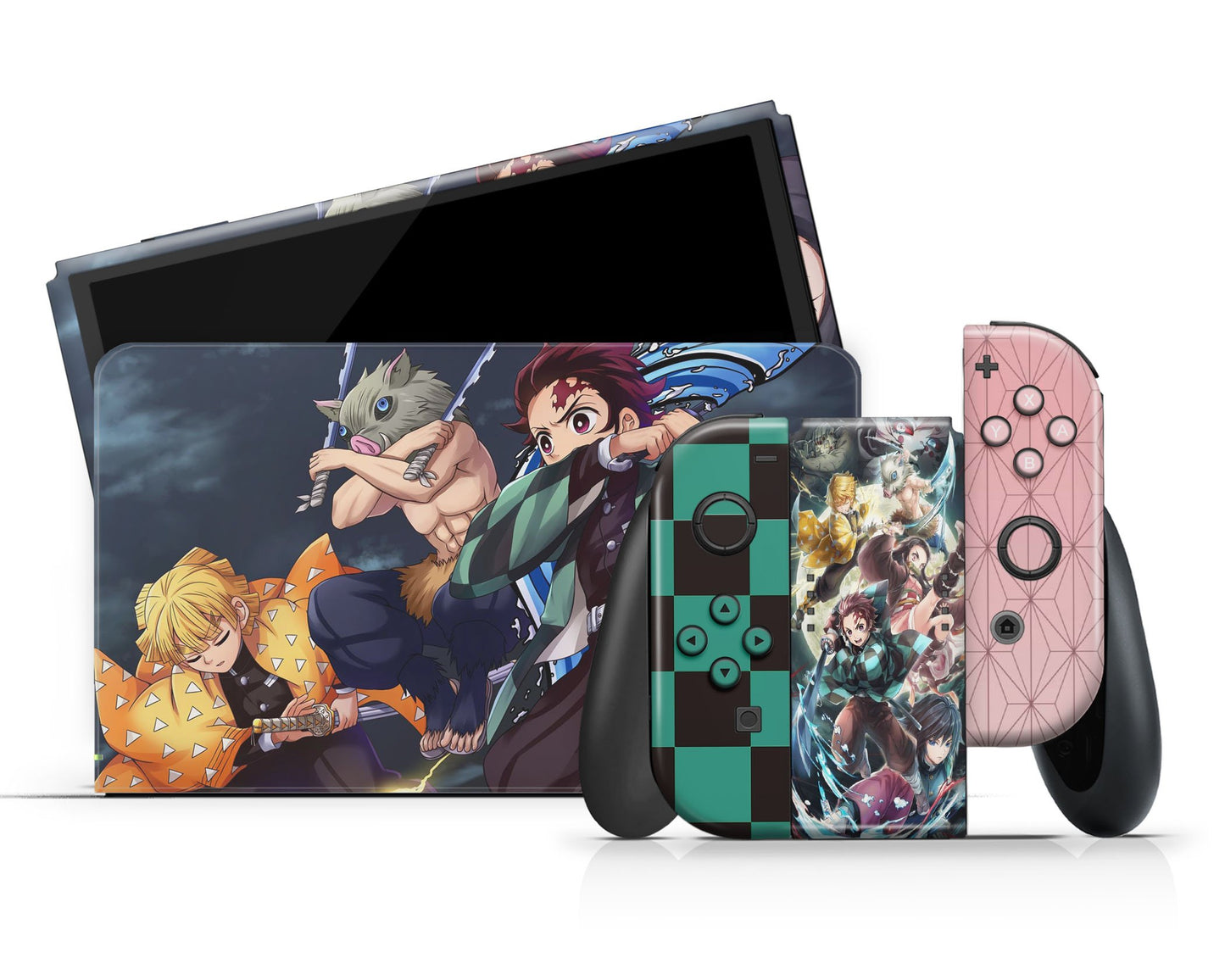 Demon Slayer Mugen Train Squad Nintendo Switch OLED Switch OLED Skin ...