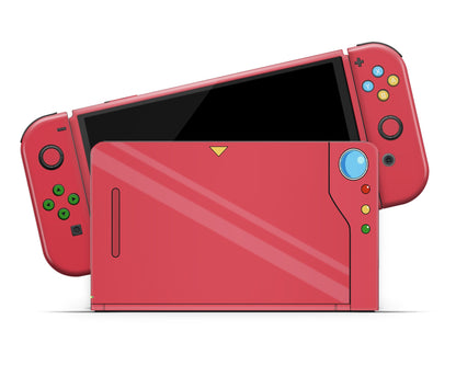 Anime Town Creations Nintendo Switch OLED Pokedex Vinyl only Skins - Anime Pokemon Switch OLED Skin