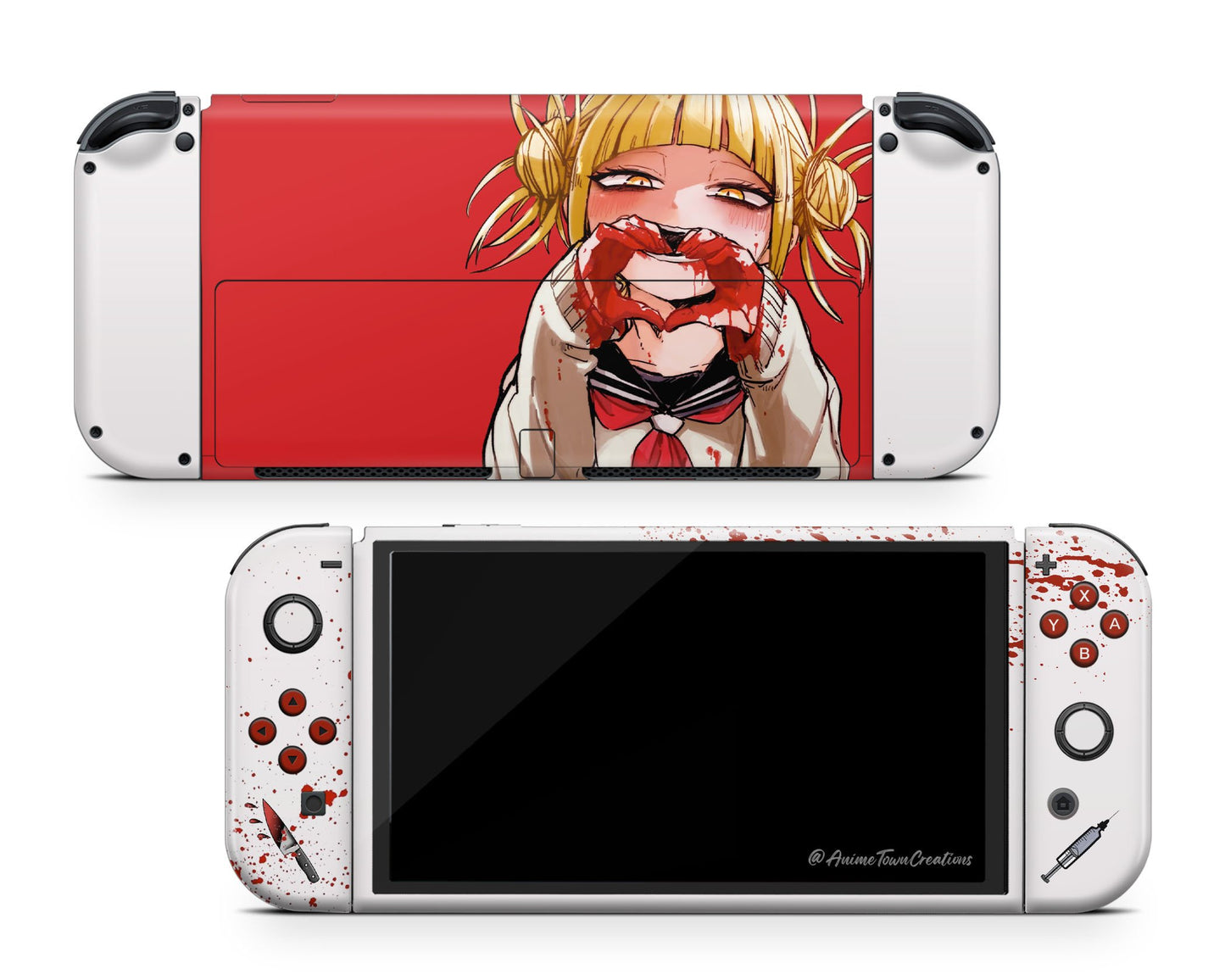 My Hero Academia Himiko Toga Red Switch OLED Skin