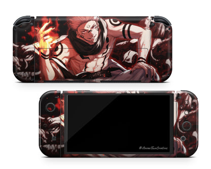 Jujutsu Kaisen Sukuna Switch OLED Skin